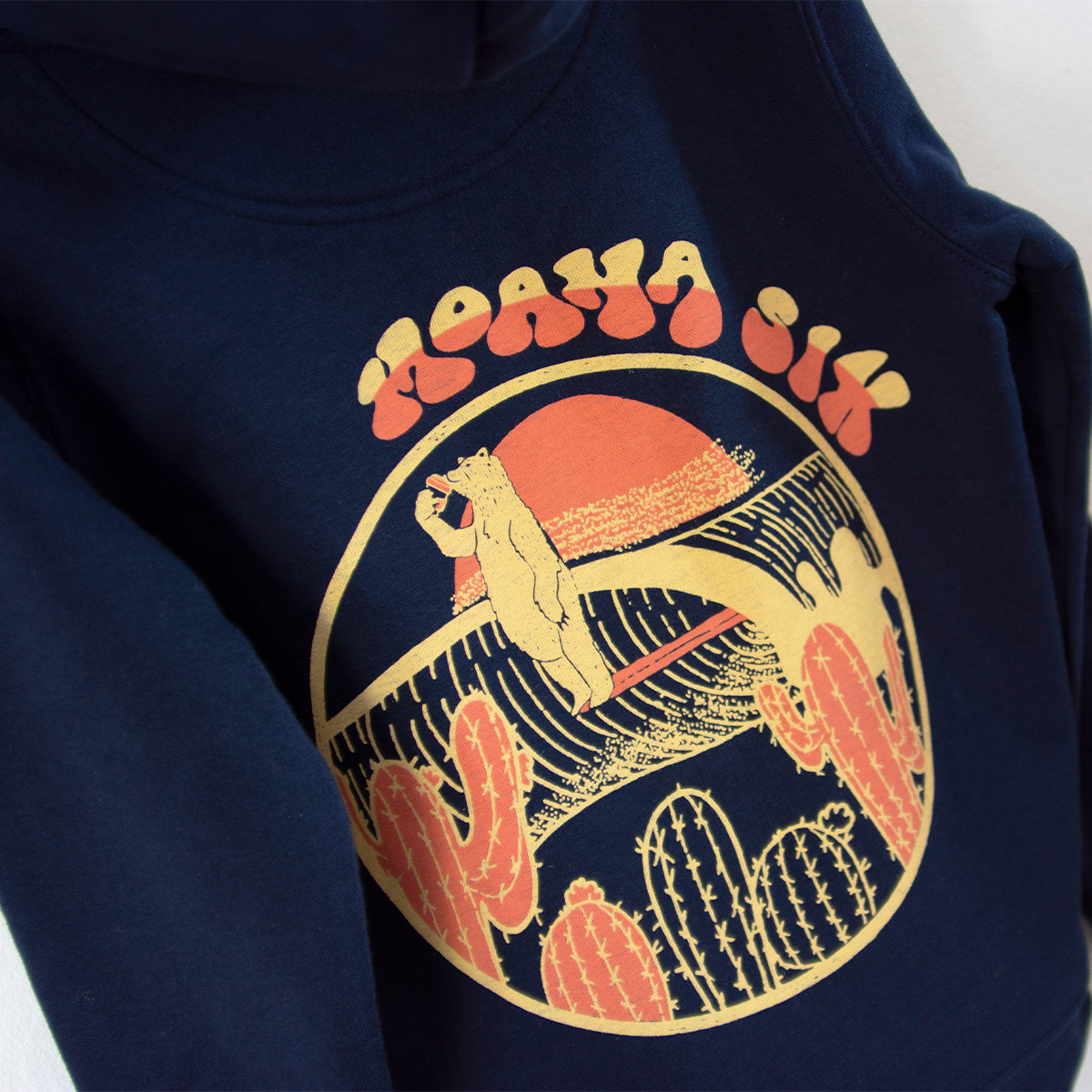 Surfing Bear hoodie kids/baby - Afbeelding 5