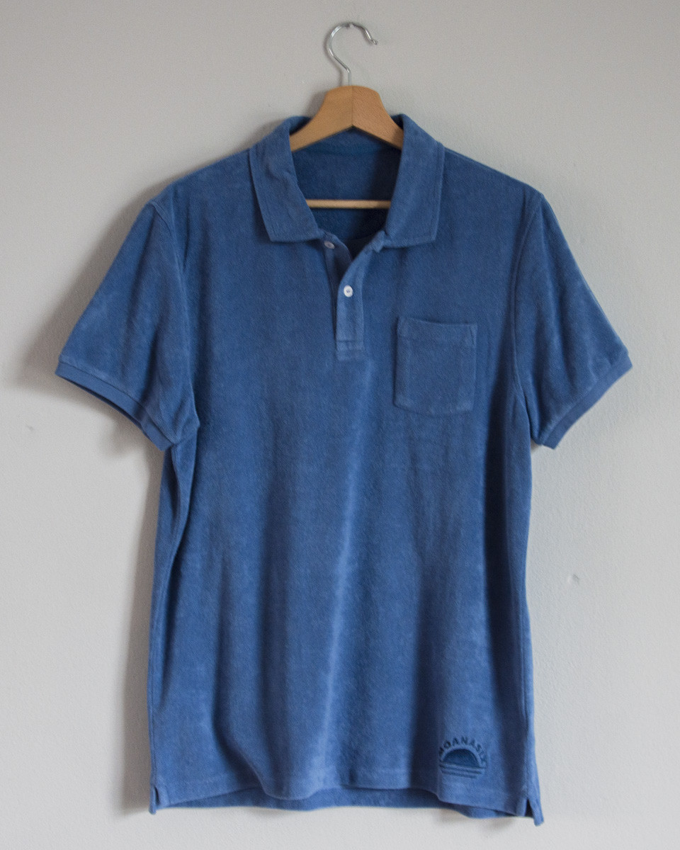 Moana Six Rising Sun terry towel polo sky - Afbeelding 3