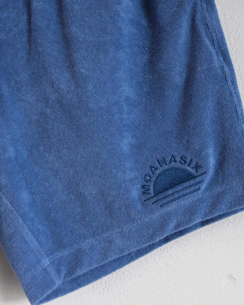 Moana Six Rising Sun terry towel short blue sky - Afbeelding 6