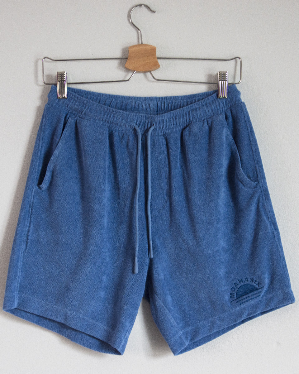 Moana Six Rising Sun terry towel short blue sky - Afbeelding 4