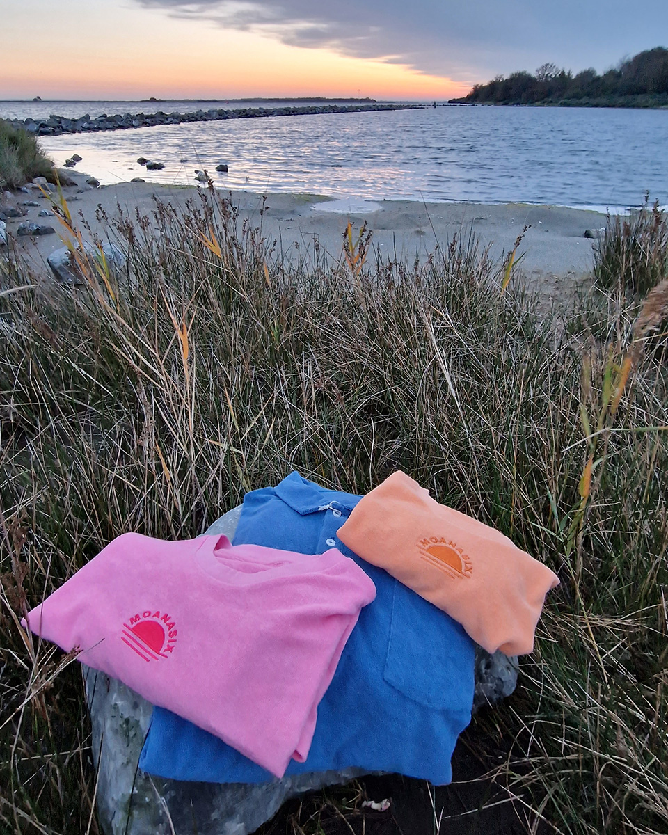 Moana Six Rising Sun terry towel t-shirt pink cloud - Afbeelding 7