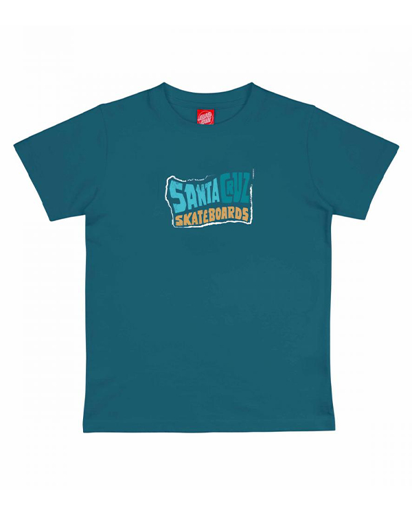 Santa Cruz Ad Rip T-shirt Youth Deep Sea