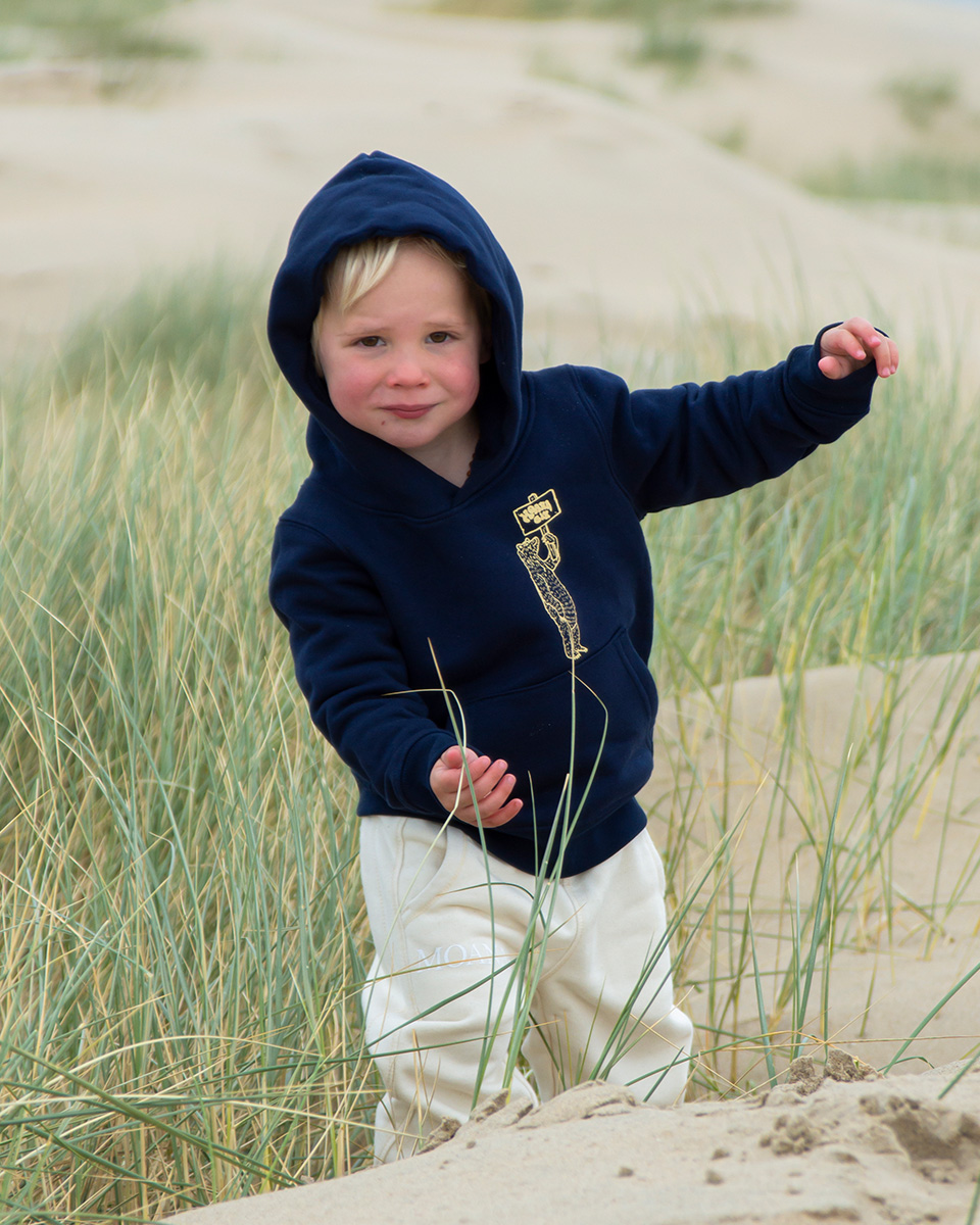Surfing Bear hoodie kids/baby - Afbeelding 2
