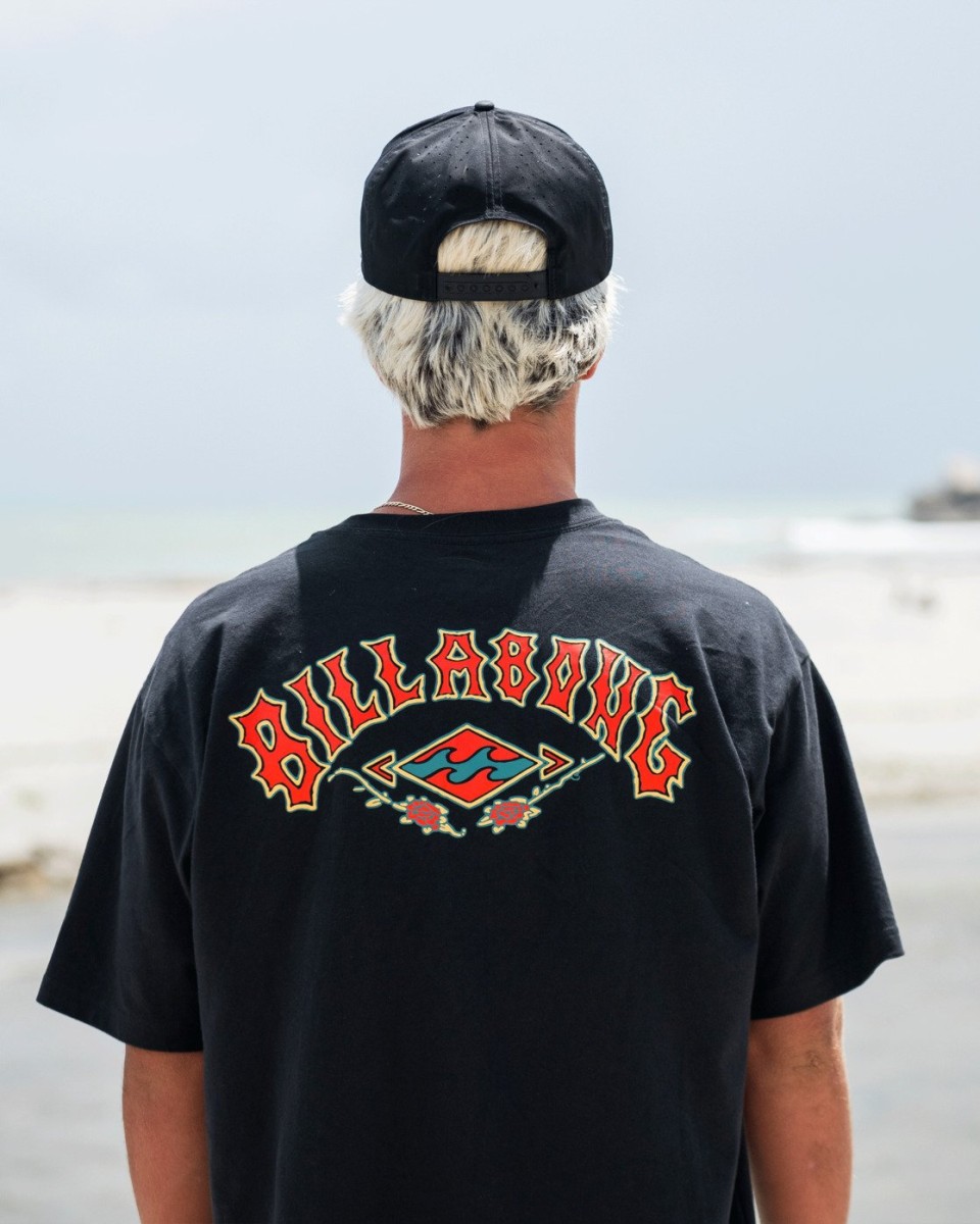 BILLABONG ROSE ARCH REGULAR SS WASHED BLACK