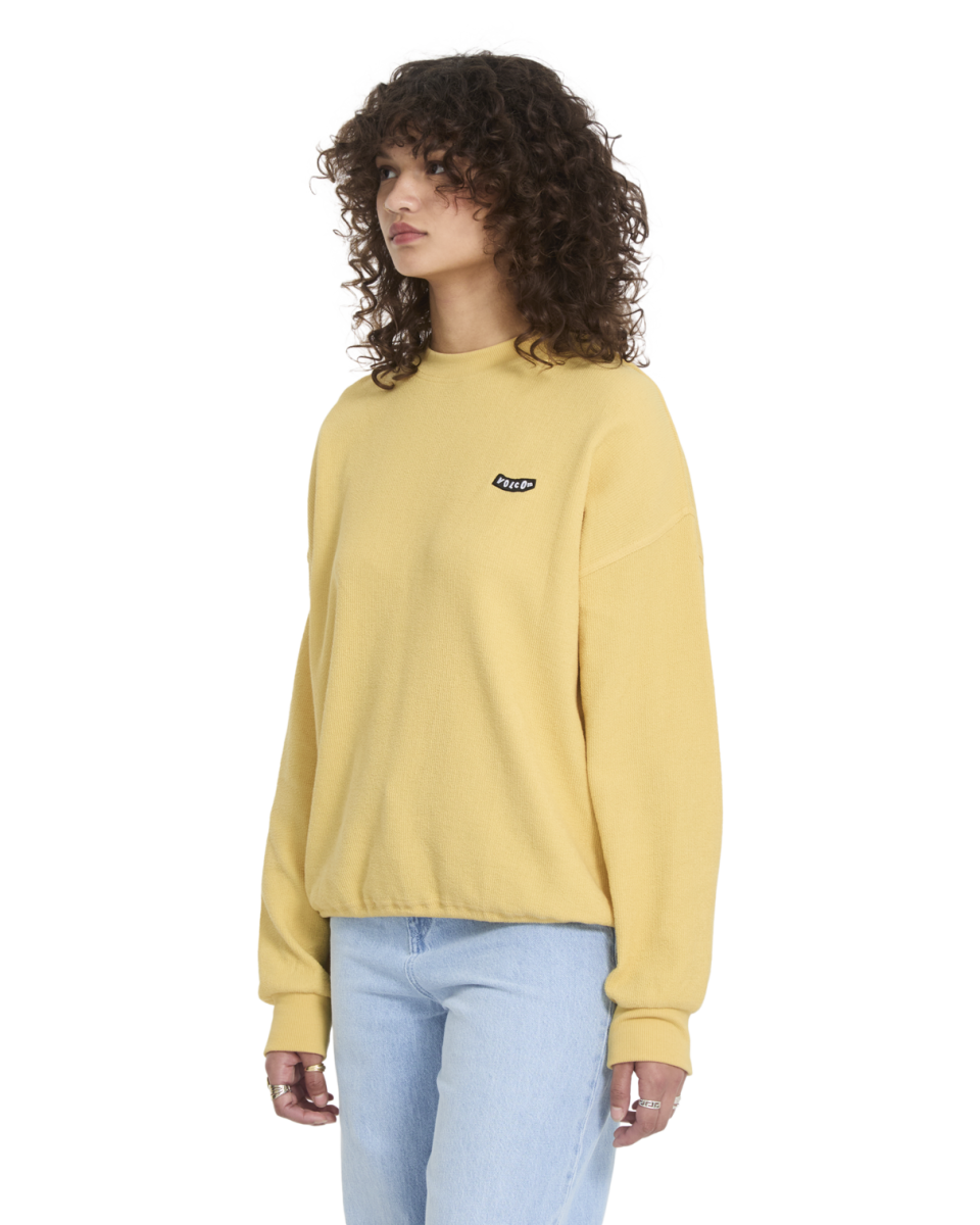 VOLCOM SWEETERRY CREW SUNBURST