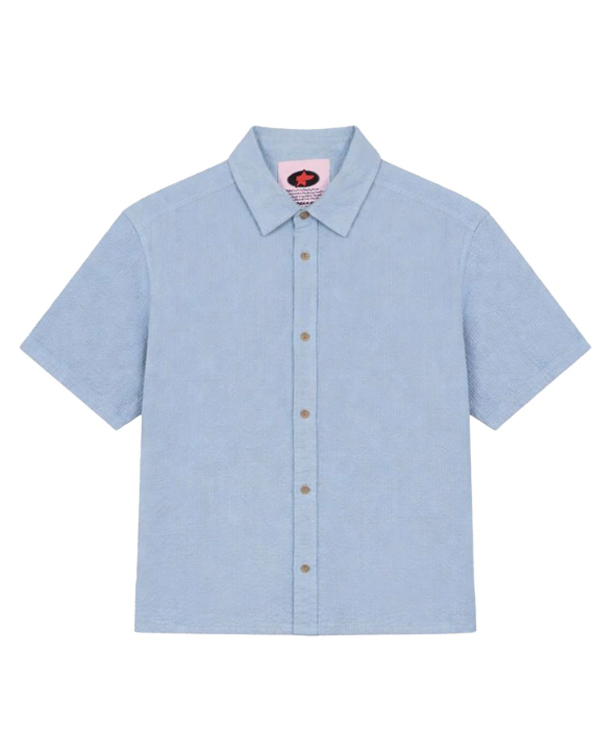 PUKAS SS SHIRT SKY TEXTURE SKY BLUE