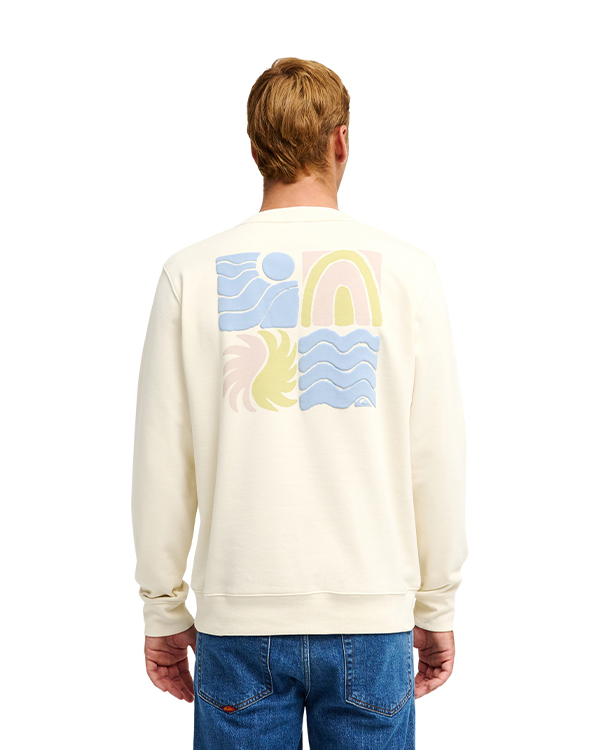 QUIKSILVER VIBES CREW BONE