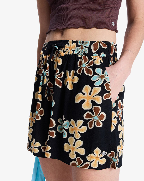 ROXY LEKEITIO BREAK HIGH PRINTED ANTHRACITE NOSTALGIC FEELS