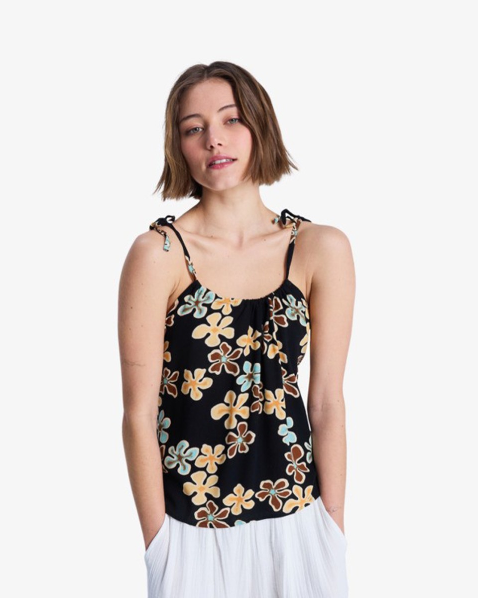 ROXY WILD WAVES CREPE ANTHRACITE NOSTALGIC FEELS