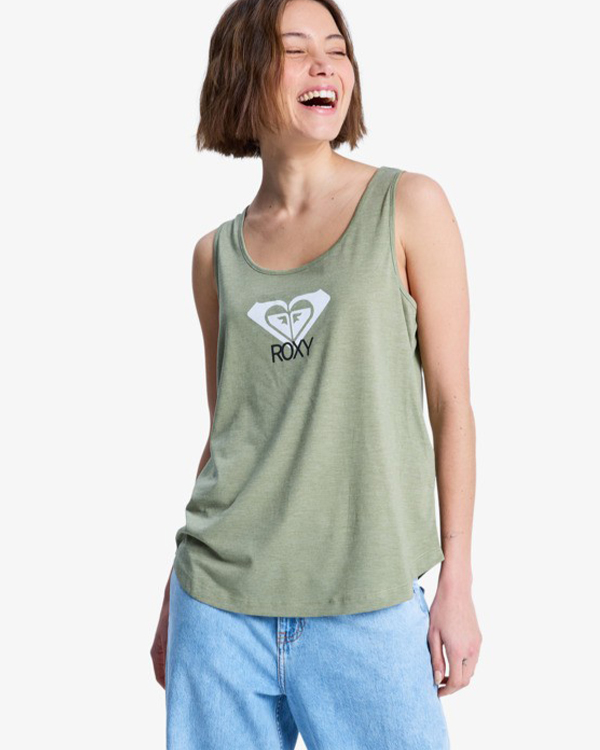 ROXY SURFCLASSIC TANK OIL GREEN
