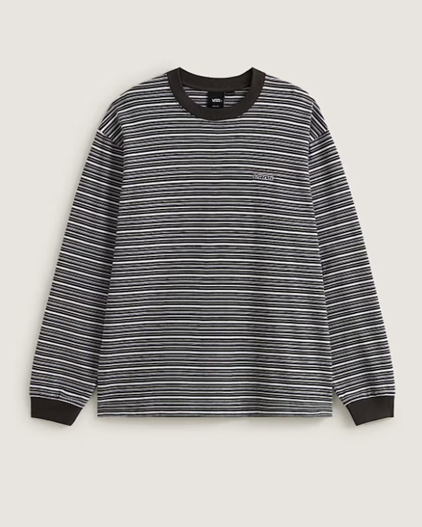 VANS WESLEY STRIPE LS KNIT FADED BLACK