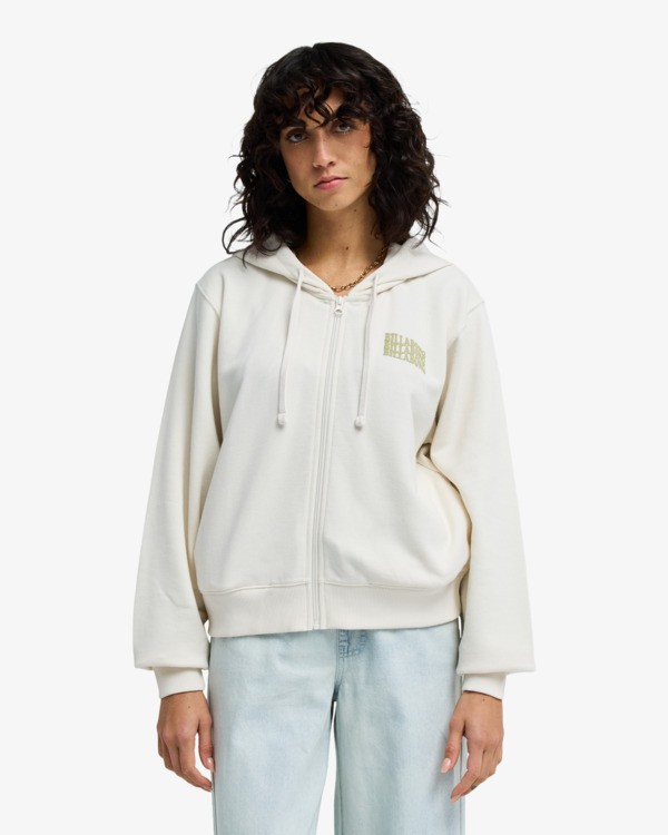 BILLABONG ZIP FAMILY HOODIE SALT CRYSTAL