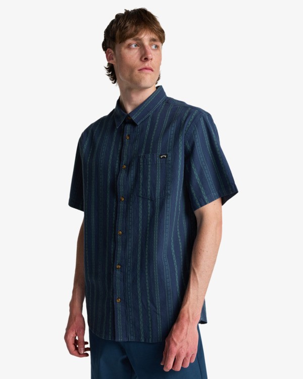 BILLABONG SUNDAYS JACQUARD SS DENIM