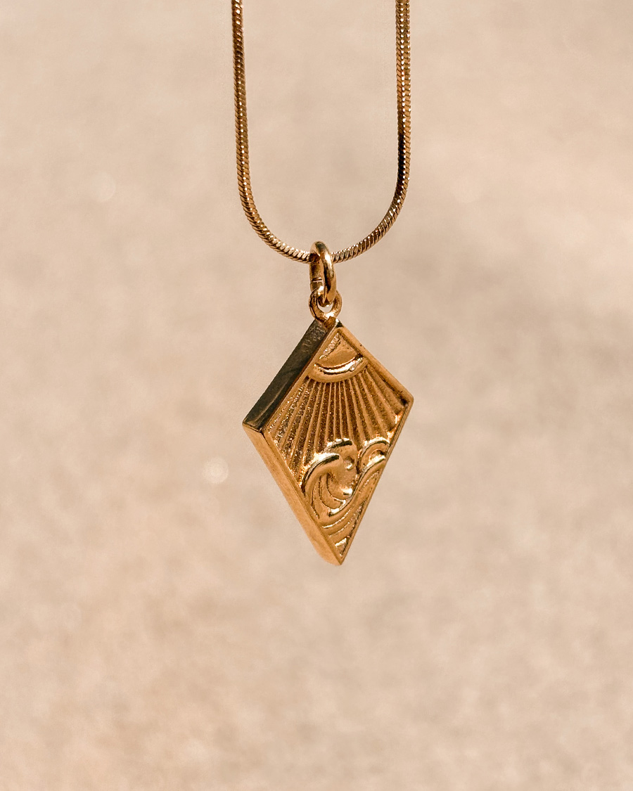 Follow the Sun - oceaan ketting Laguna Treasures (zilver of goud) - Afbeelding 3