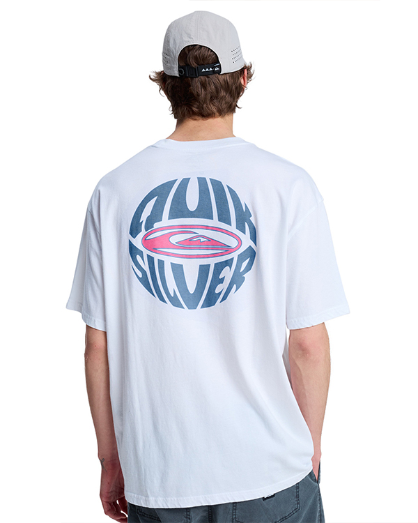 QUIKSILVER QUIKGLOBE SS WHITE
