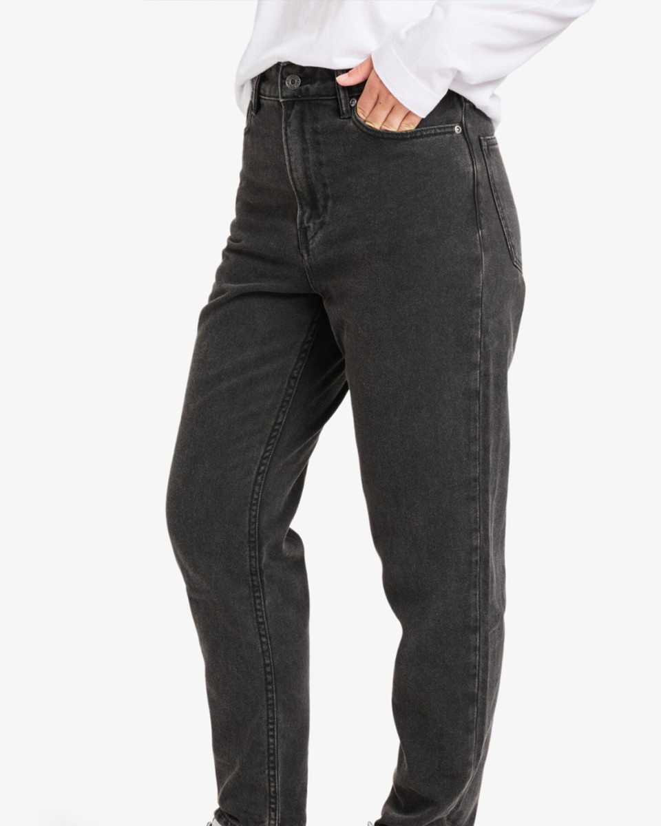 QUIKSILVER MOM DENIM PANT BLACK