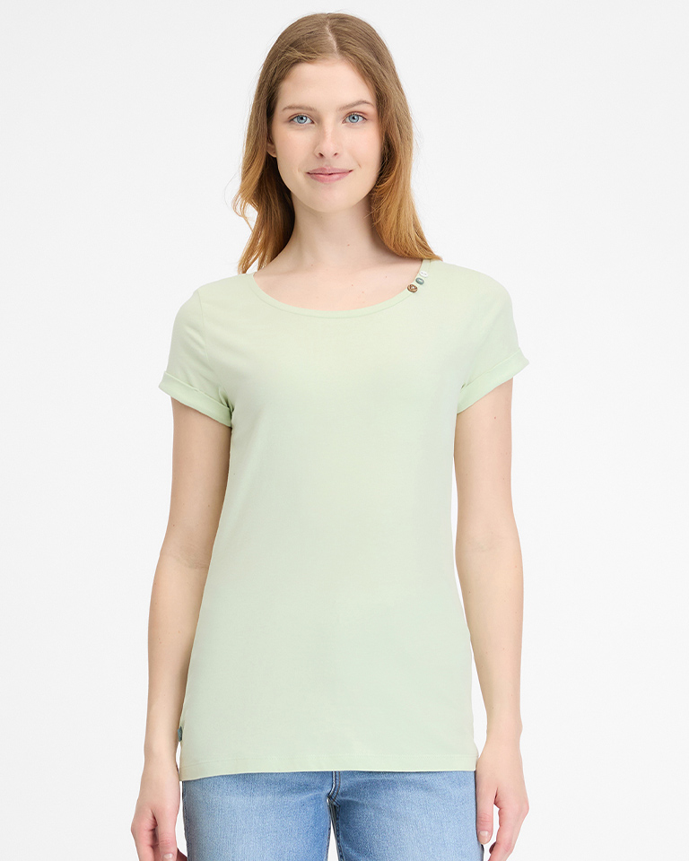 RAGWEAR FLLORAH GOTS T-SHIRT LIGHT MINT