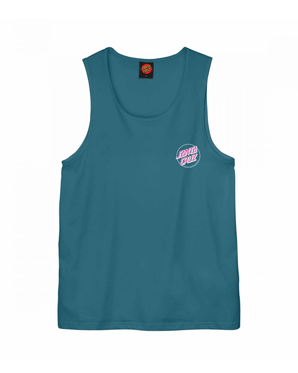 Santa Cruz Partial Dot Tank Teal