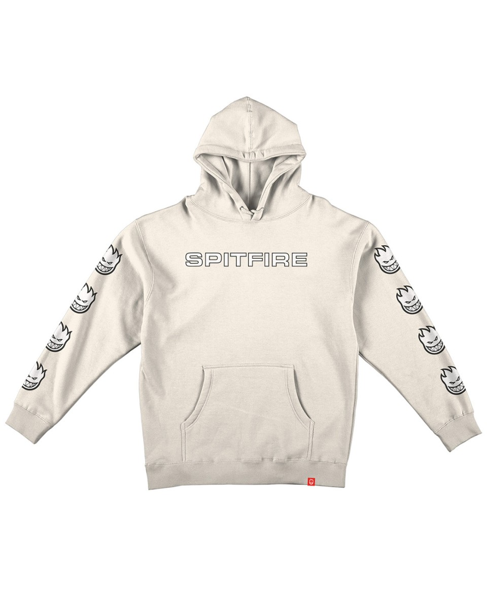 Spitfire bighead sleeve hoody bone