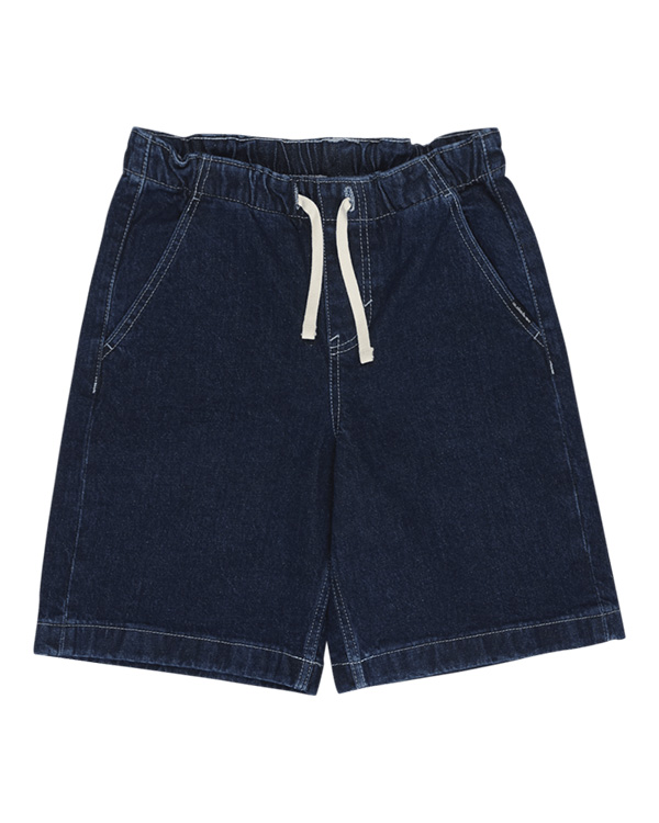 QUIKSILVER THE FOAM DENIM SHORT YOUTH DARK DENIM