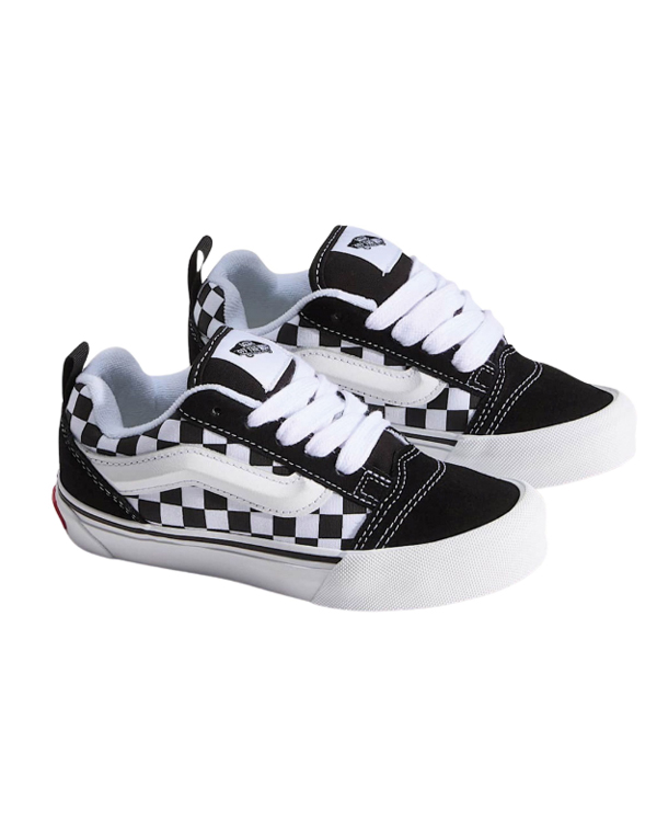 VANS JUNIOR KNU SKOOL CHECKERBOARD BLACK WHITE
