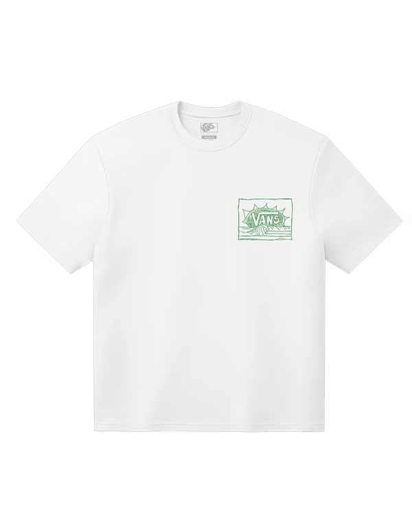 VANS BRIGHT DAY SS TEE WHITE