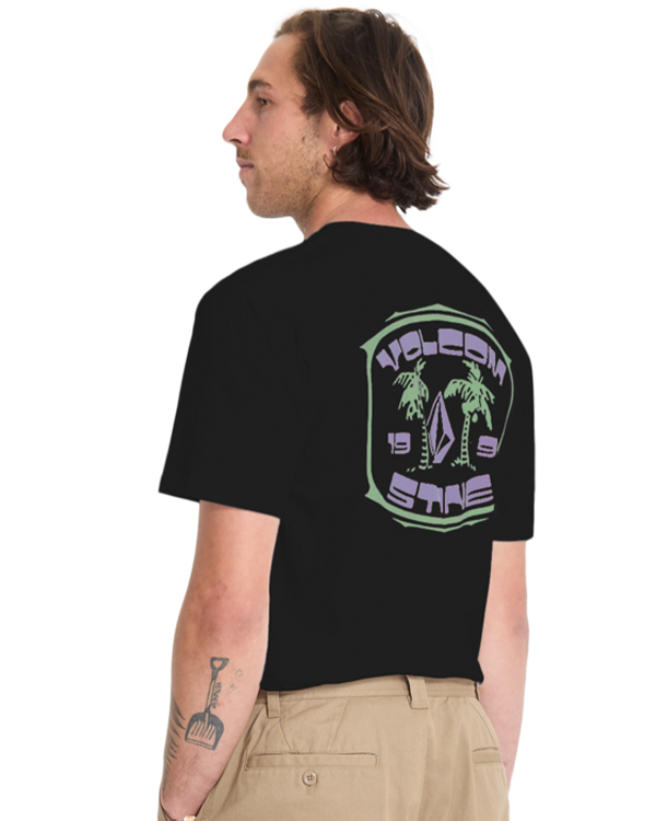 VOLCOM 91 PALM BSC SST BLACK