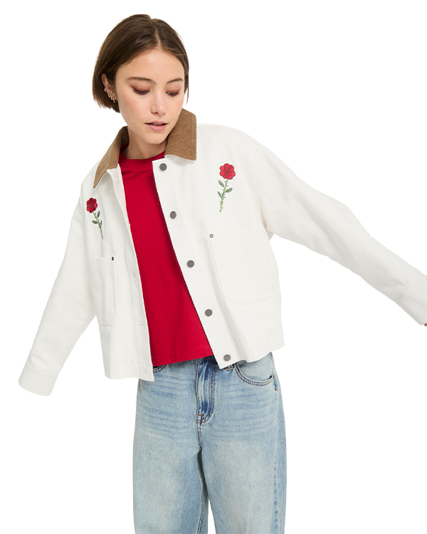 VOLCOM FA MICKEY MASON JKT OFF WHITE