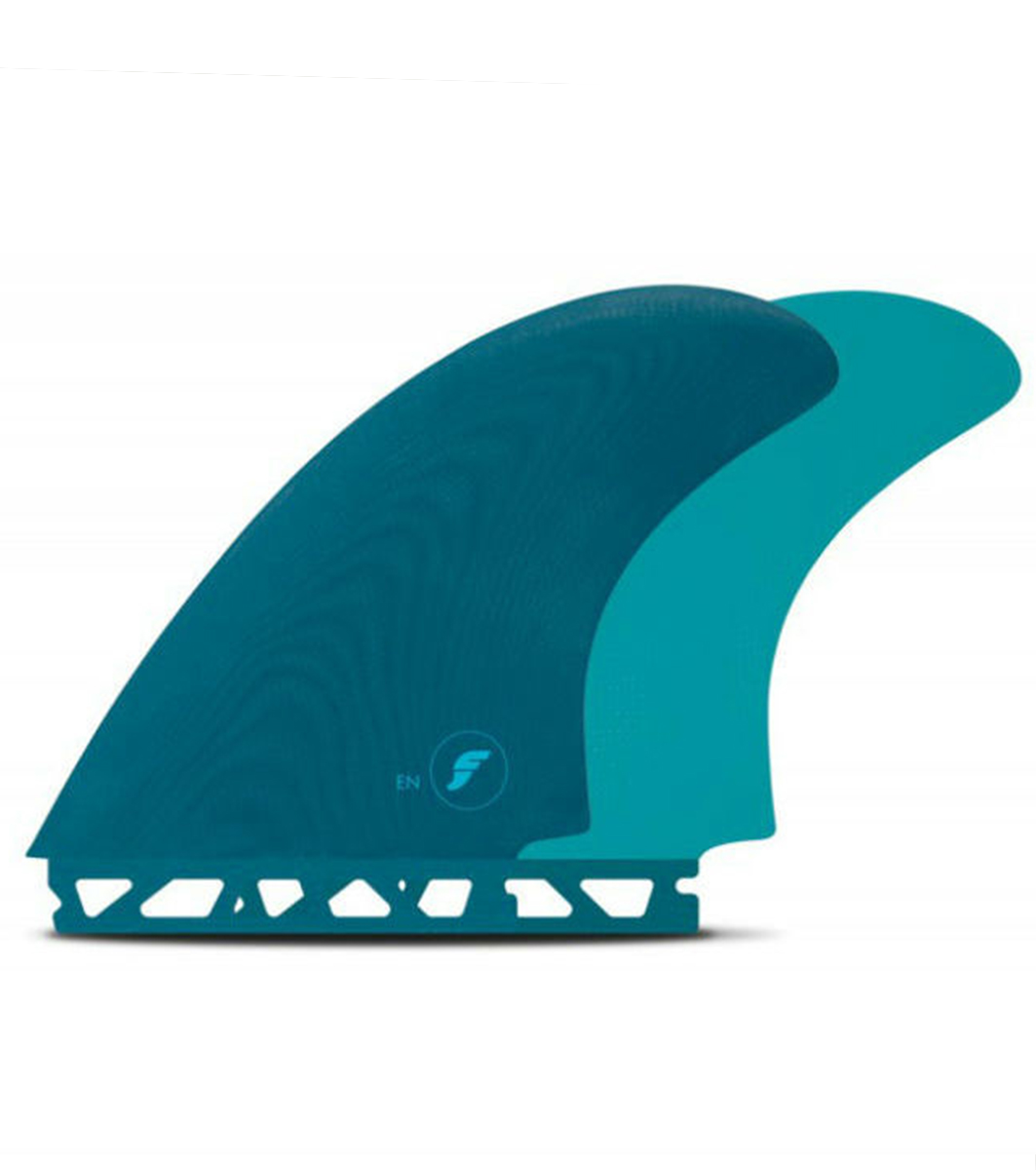 Future Fins EN twin fiberglass green