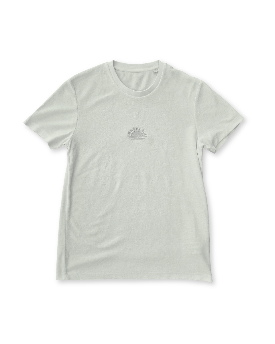 Moana Six Rising Sun terry towel t-shirt ivory