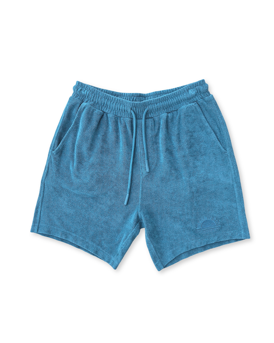 Moana Six Rising Sun terry towel short teal