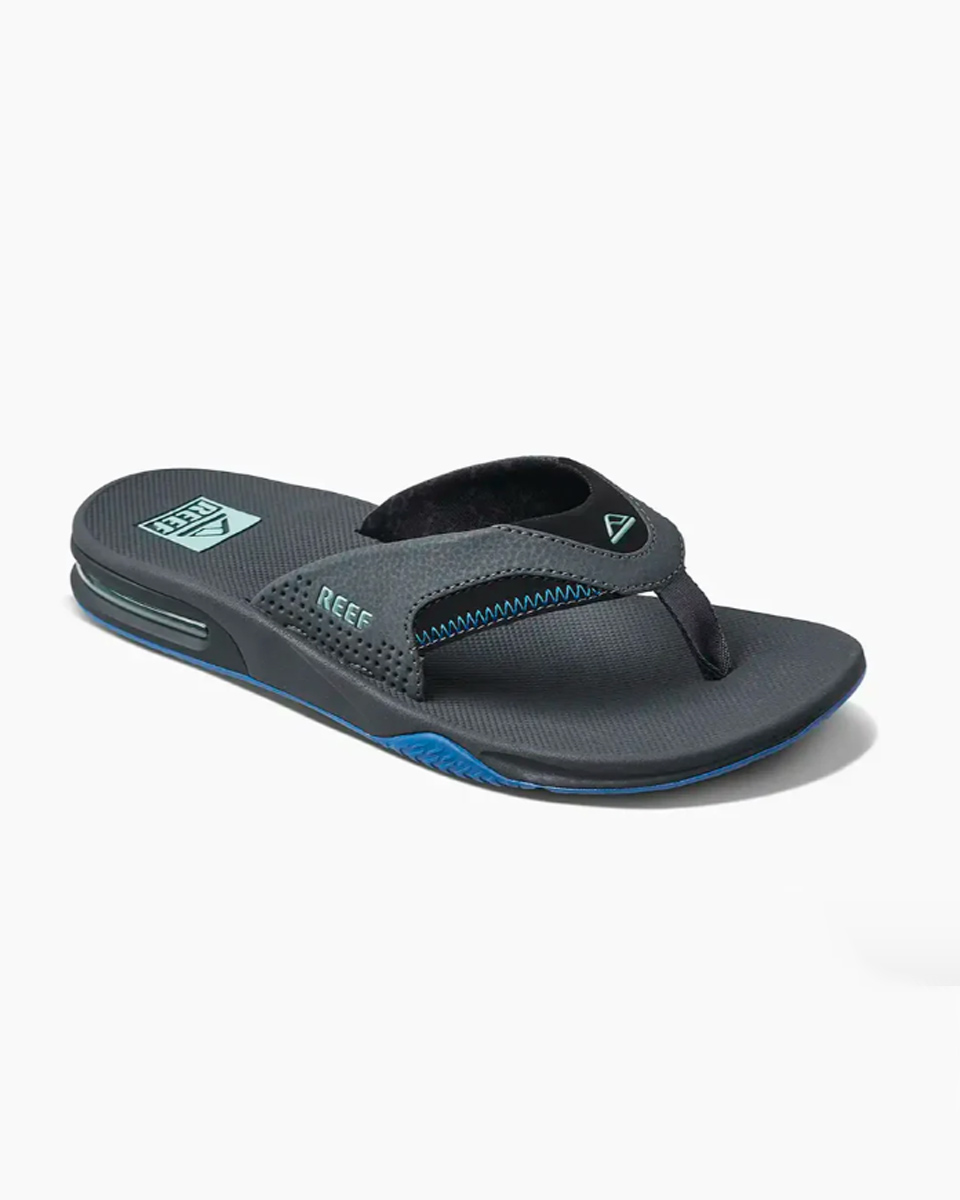 Reef Fanning gunmetal/ocean