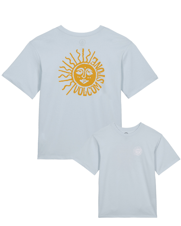 VOLCOM YOUTH MAZATLAN BSC SST LIGHT BLUE ACID