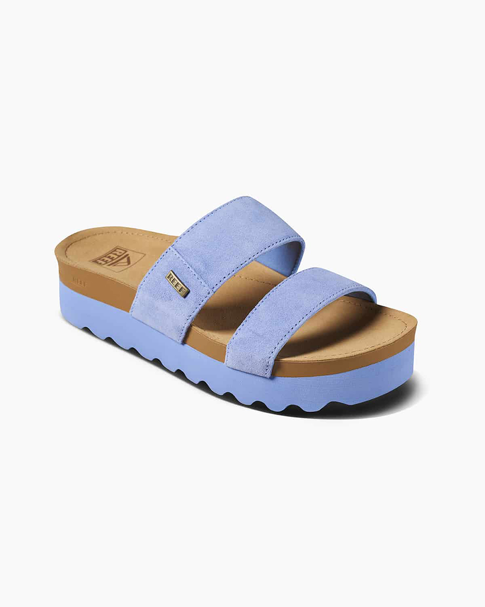 Reef Cushion Vista Hi Hydrangea suede