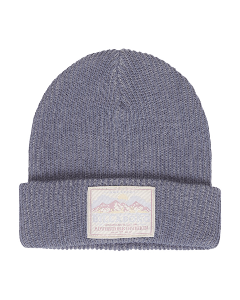 BILLABONG WAVE CHECK BEANIE SALTED BLUE