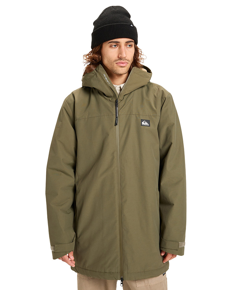 QUIKSILVER OVERCAST 3K PARKA GRAPE LEAF