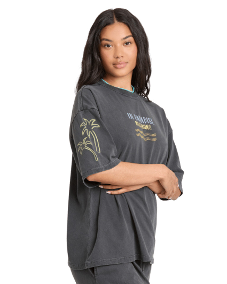 BILLABONG PARADISE 73 SS TEE BLACK SANDS