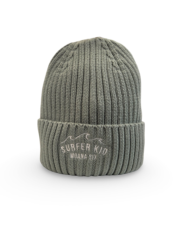 Moana Six Surfer Kid beanie dusty green